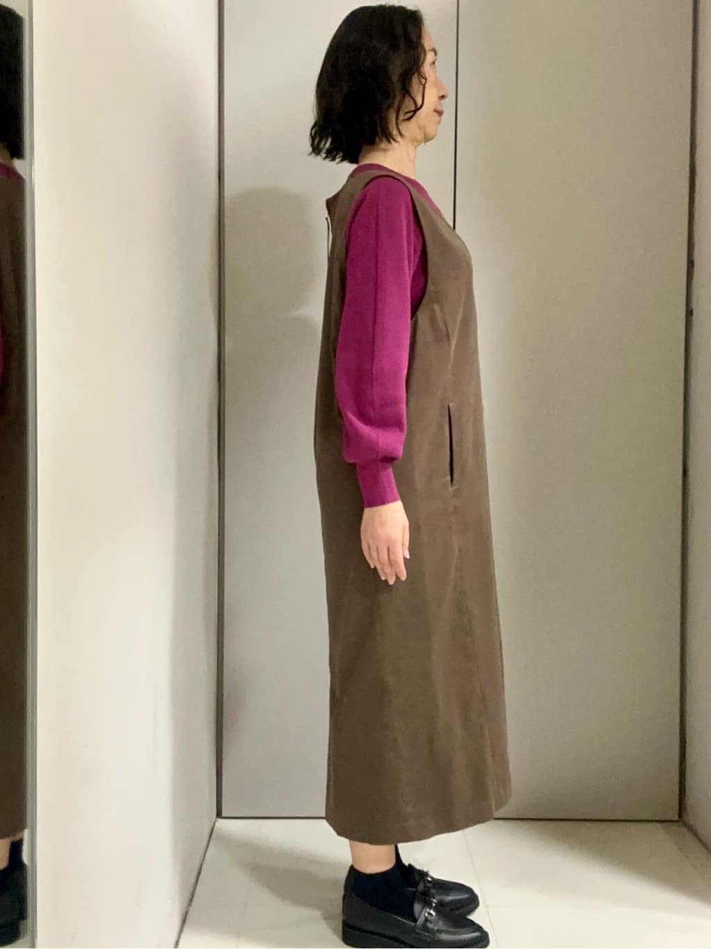 Kouさんの「Reflect｜【ゆったり着られる◎】ラグランスリーブニット」を使ったコーディネート
