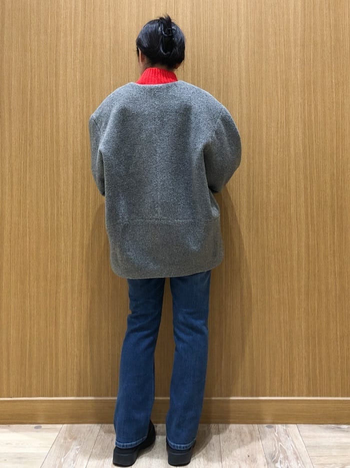 tomoさんの「OPAQUE.CLIP｜ふわふわハイネックニット【洗濯機OK】」を使ったコーディネート