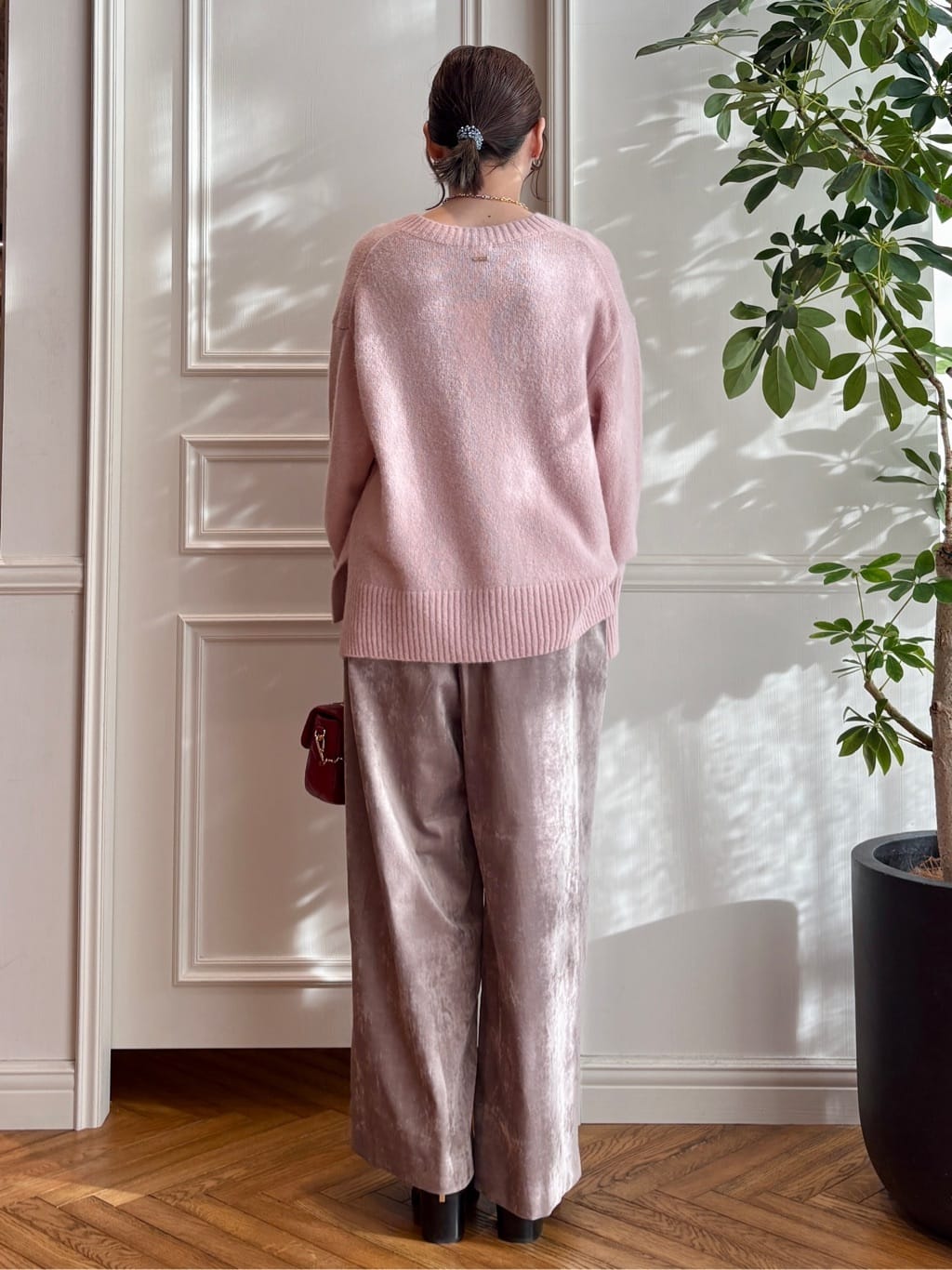 nakaoさんの「DRESSTERIOR｜キルテッドショルダーバッグ」を使ったコーディネート