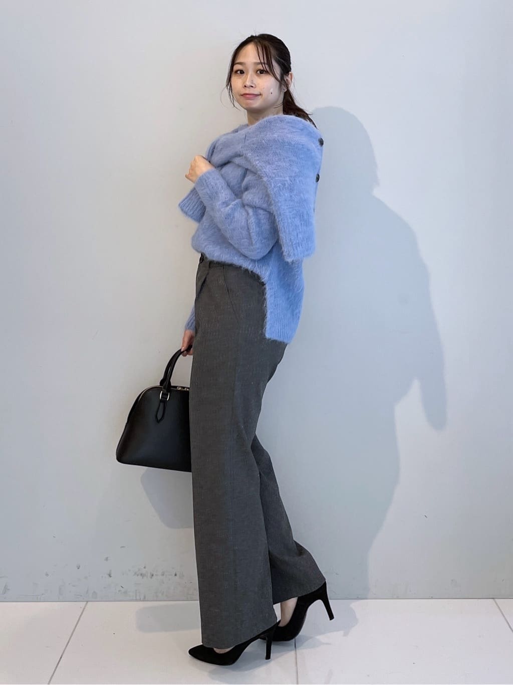 Saekoさんの「UNTITLED｜【ゆったり】アルパカ混シャギーニット」を使ったコーディネート