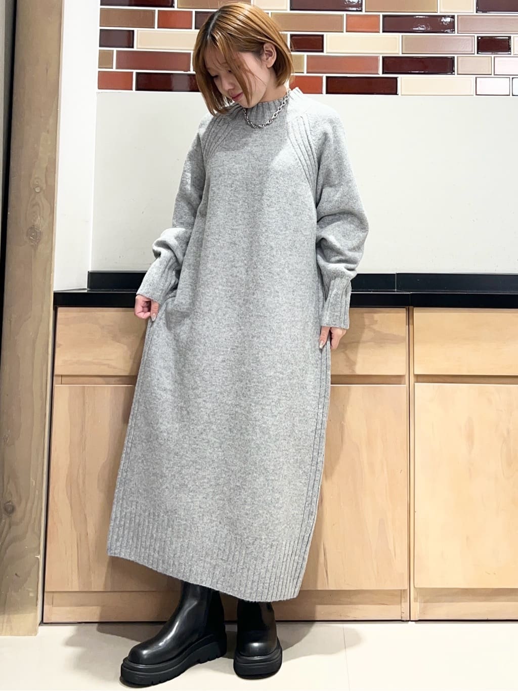 かのさんの「THE SHOP TK｜【ぎゅっとされているような暖かさ】撥水中綿ブルゾン」を使ったコーディネート
