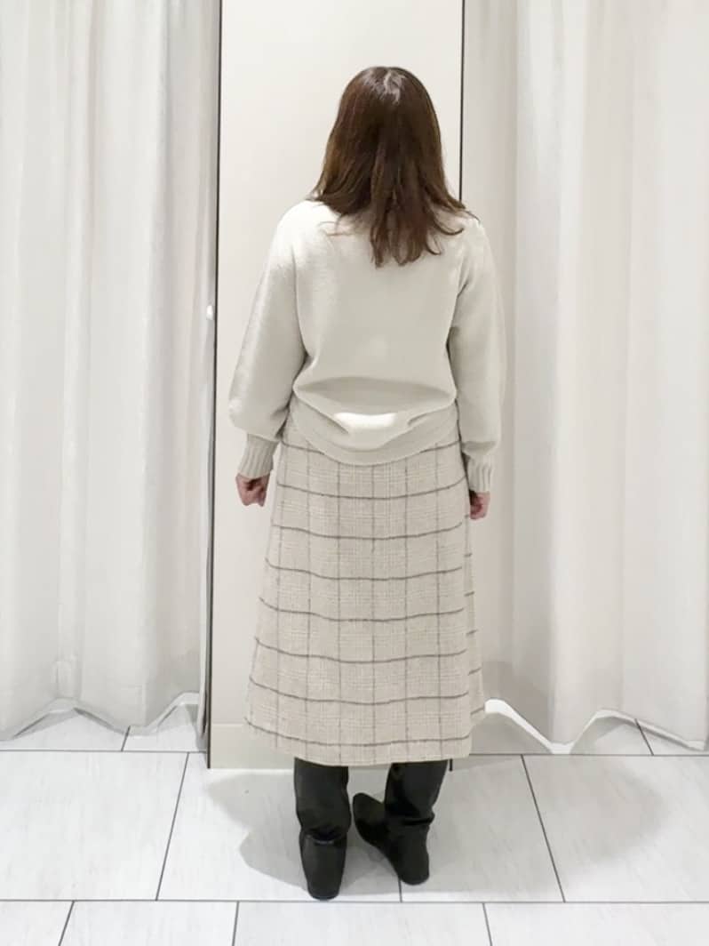 ʏᴜᴋɪᴋᴏさんの「UNTITLED｜【洗える】スポンディッシュ ボトルネックニット」を使ったコーディネート
