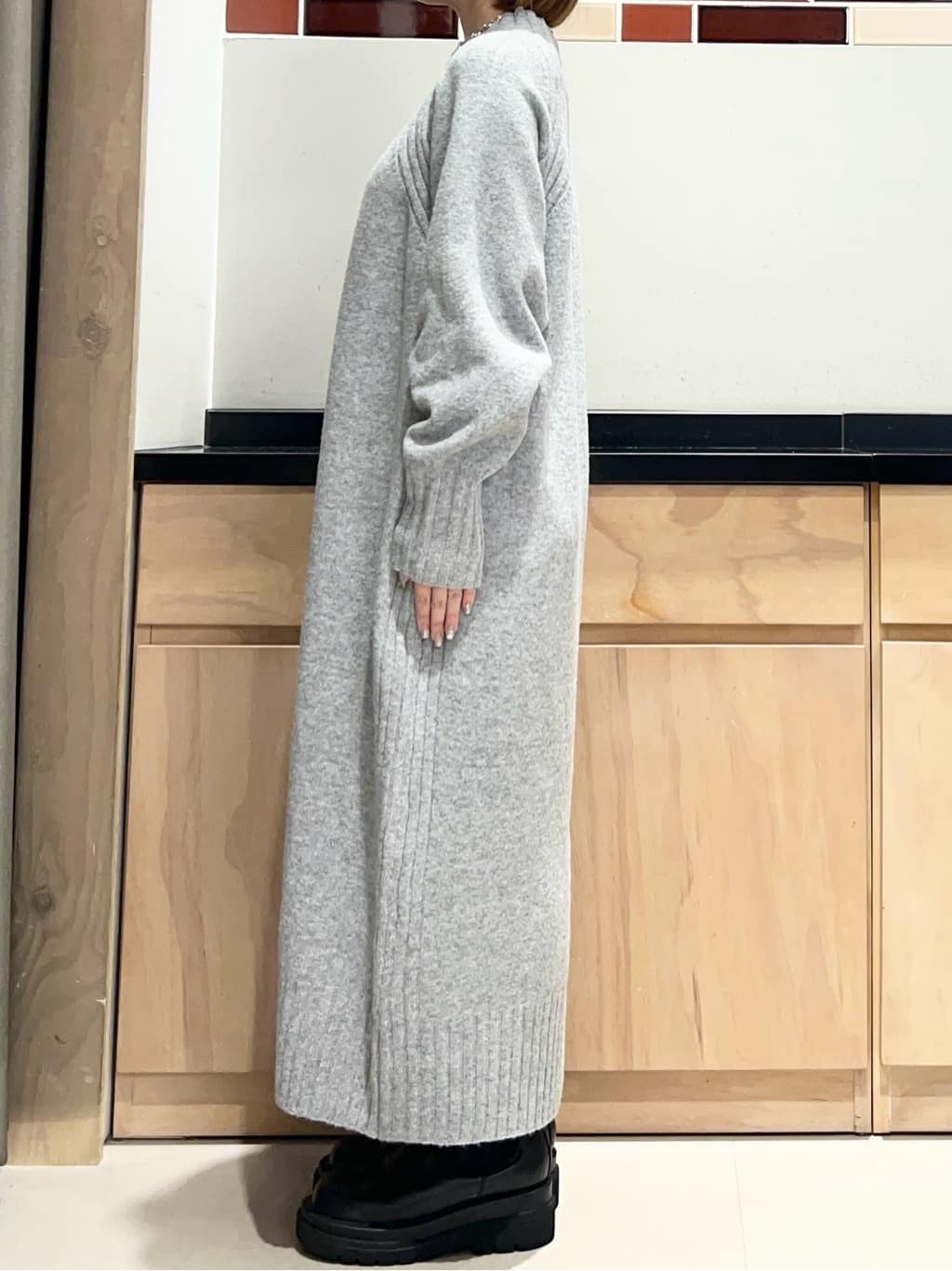 かのさんの「THE SHOP TK｜【ぎゅっとされているような暖かさ】撥水中綿ブルゾン」を使ったコーディネート