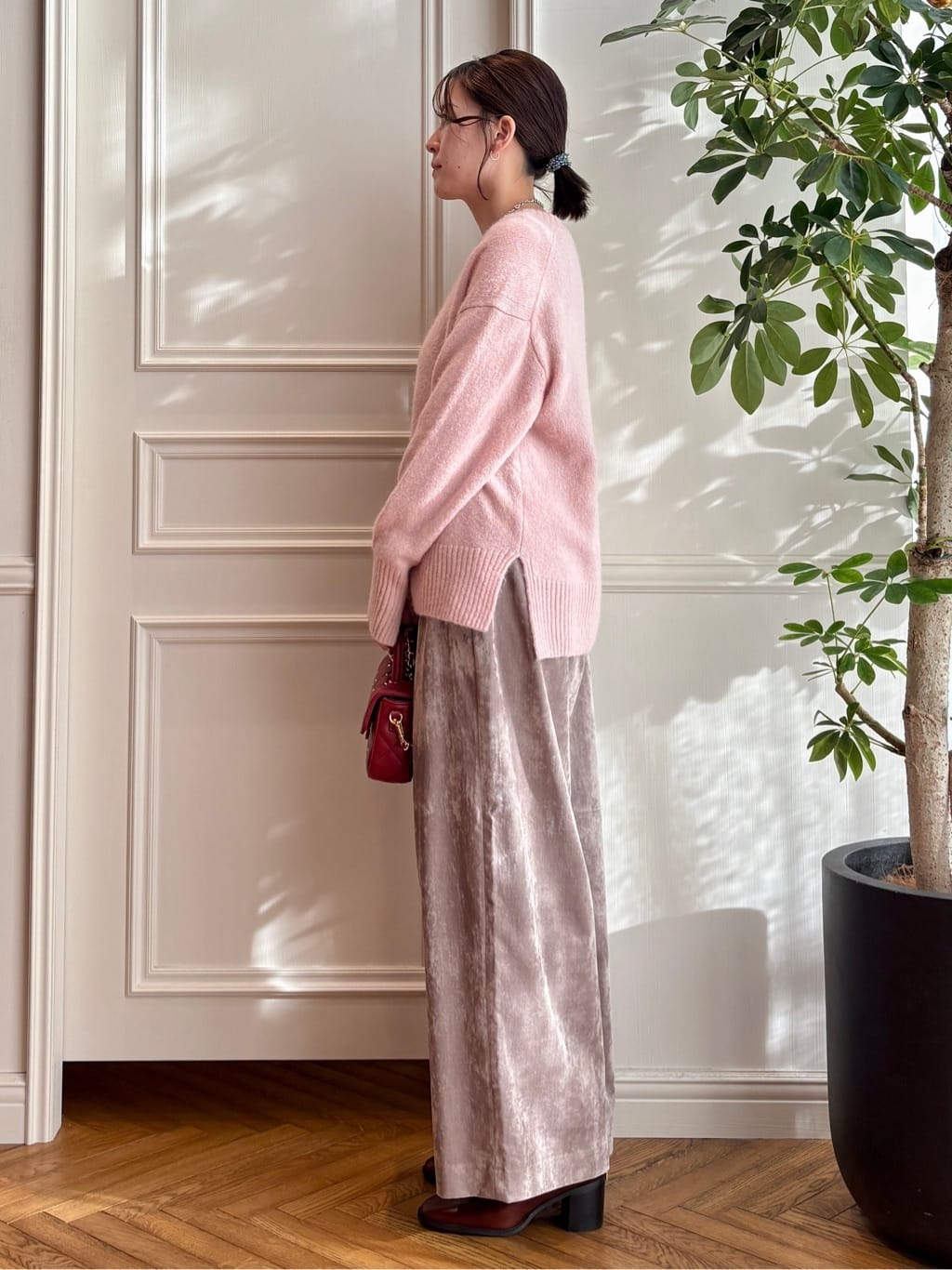 nakaoさんの「DRESSTERIOR｜キルテッドショルダーバッグ」を使ったコーディネート