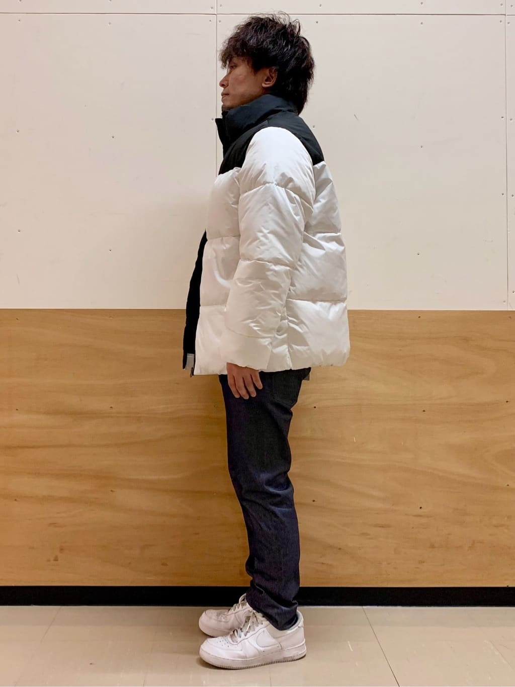 MATUさんの「THE SHOP TK｜【撥水/洗濯機可】寒い季節でも快適 中綿スタンドブルゾン」を使ったコーディネート