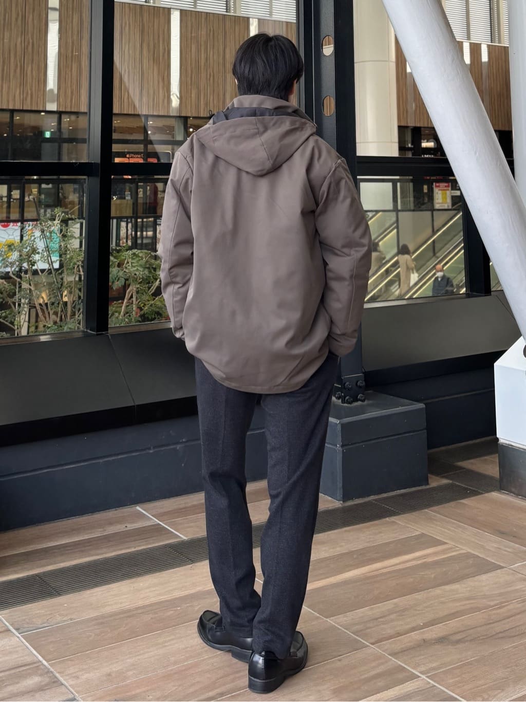 うらしーさんの「THE SHOP TK｜【3WAY】中綿ライナー付き カルゼコート　洗濯機OK/ON・OFF対応」を使ったコーディネート