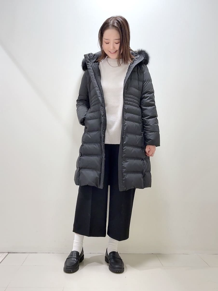 YUIさんの「UNTITLED｜【重ね着もおすすめ/洗える】ウールカシミヤ クルーネックニット」を使ったコーディネート