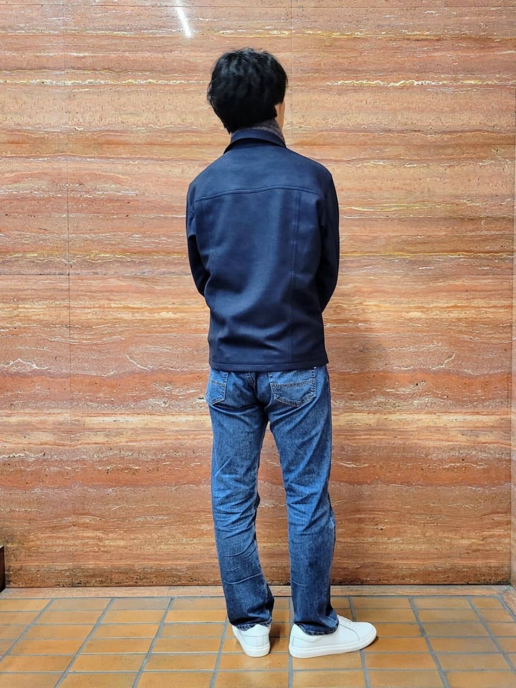 piroyaさんの「TAKEO KIKUCHI｜【洗えるウールカシミヤ】グラデーションマフラー」を使ったコーディネート