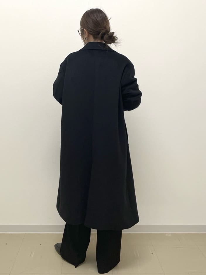 Akiさんの「OPAQUE.CLIP｜カシミヤブレンドウールチェスターコート」を使ったコーディネート