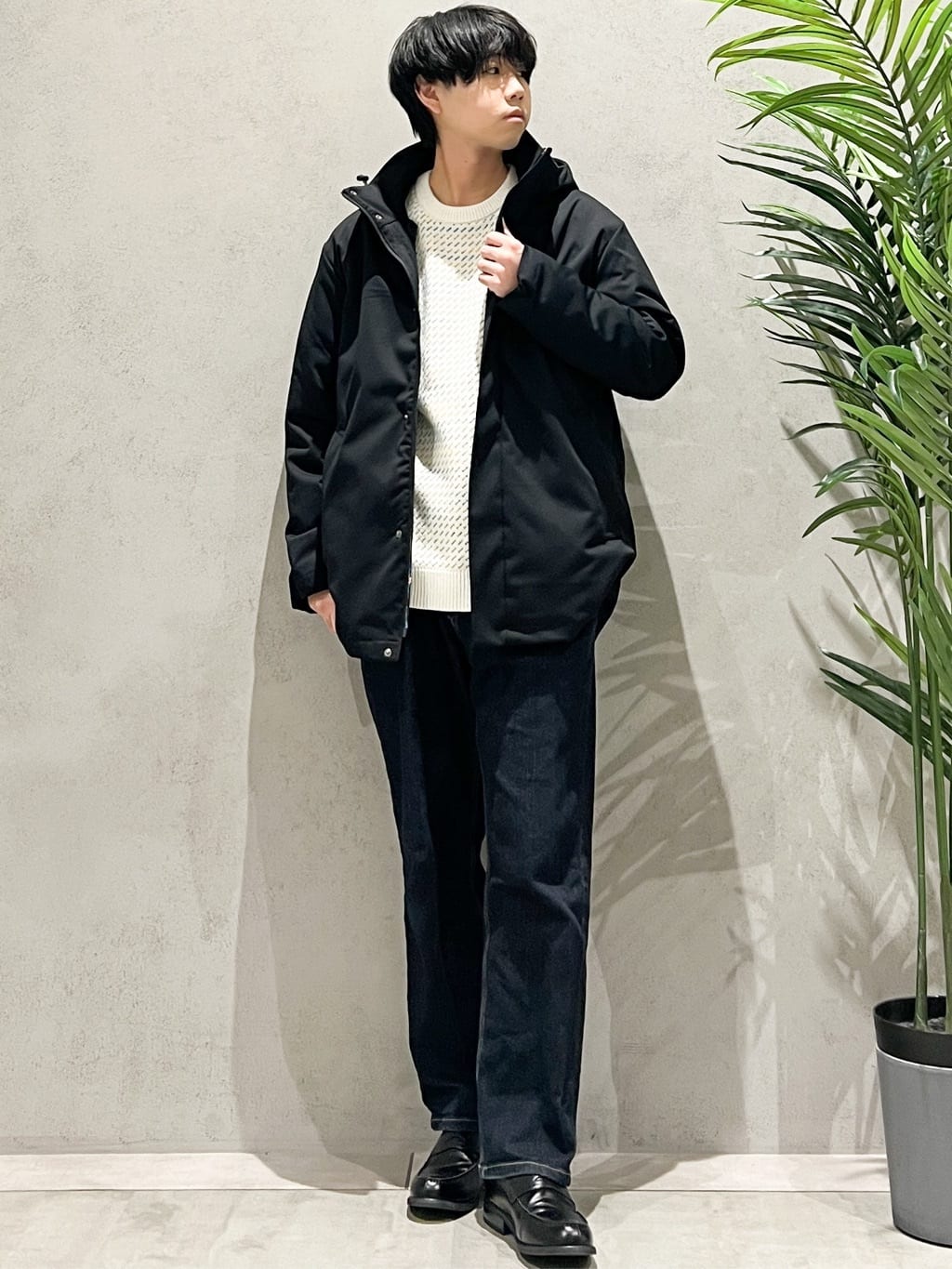 SHI-MAさんの「THE SHOP TK｜【3WAY】中綿ライナー付き カルゼコート　洗濯機OK/ON・OFF対応」を使ったコーディネート