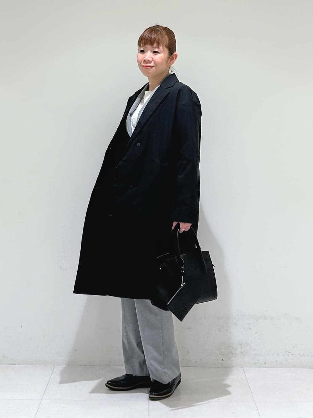tsuyuさんの「INDIVI｜【超軽量／蓄熱】ライトパフチェスターコート」を使ったコーディネート