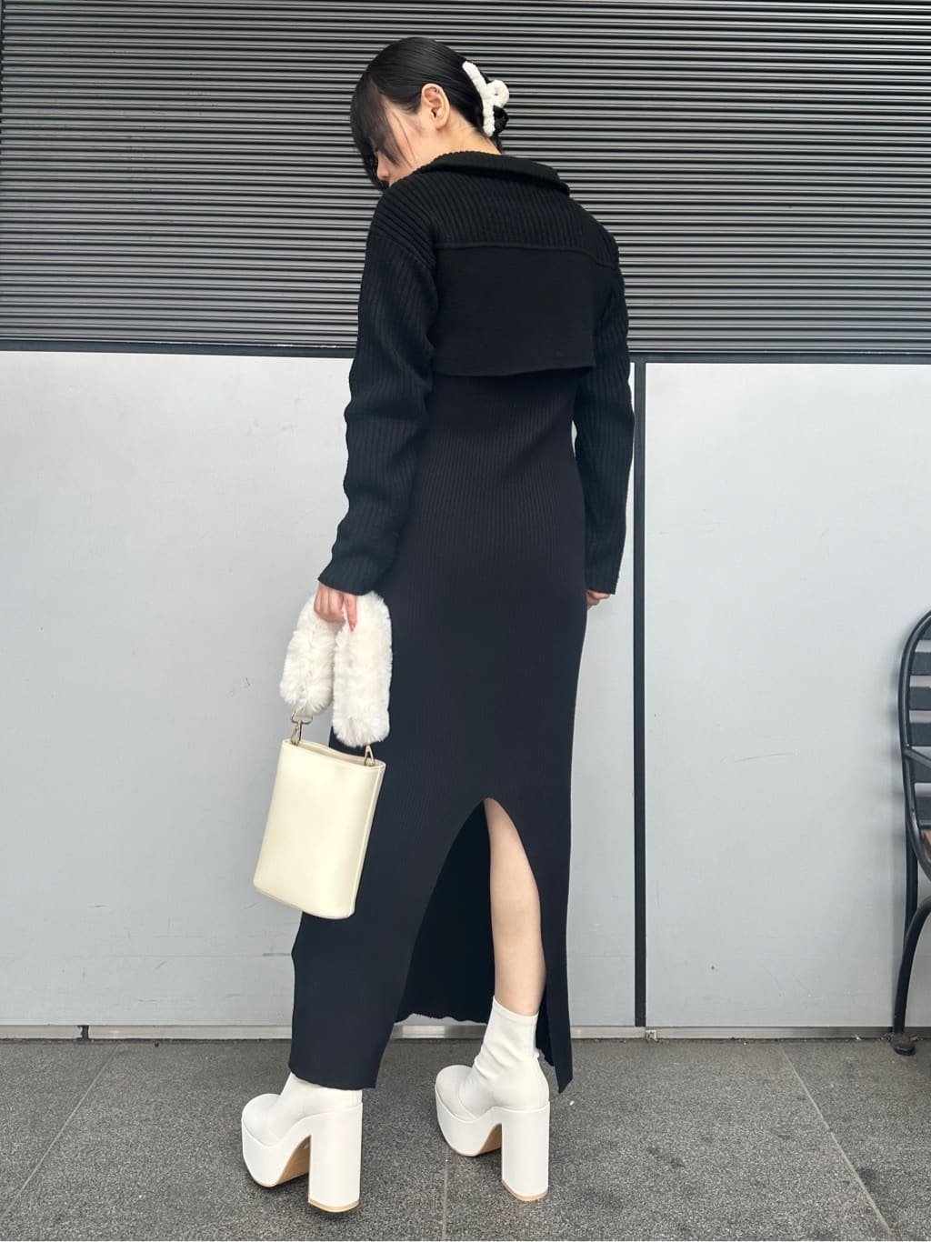 あずみさんの「ESPERANZA｜【ラク盛り】厚底ショートブーツ」を使ったコーディネート