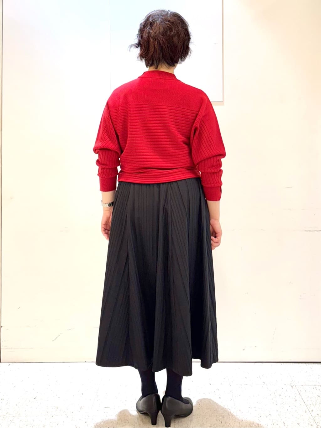 ヤスコさんの「Reflect｜【秋映え／ゆったり着られる◎】ドルマンシルエットニット」を使ったコーディネート