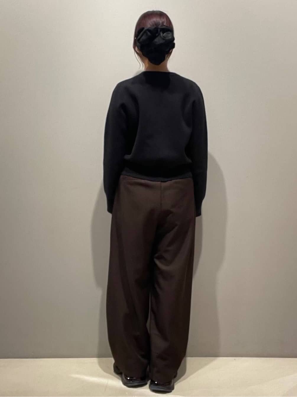mikiさんの「OPAQUE.CLIP｜メランジ カーヴィーパンツ【洗濯機OK】」を使ったコーディネート