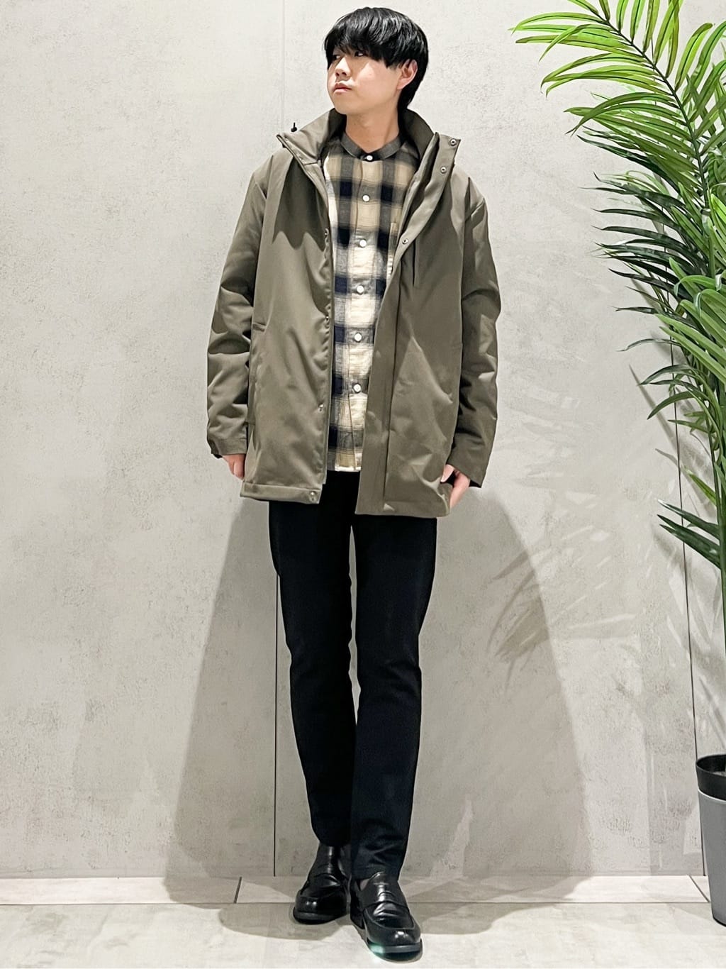 SHI-MAさんの「THE SHOP TK｜【3WAY】中綿ライナー付き カルゼコート　洗濯機OK/ON・OFF対応」を使ったコーディネート