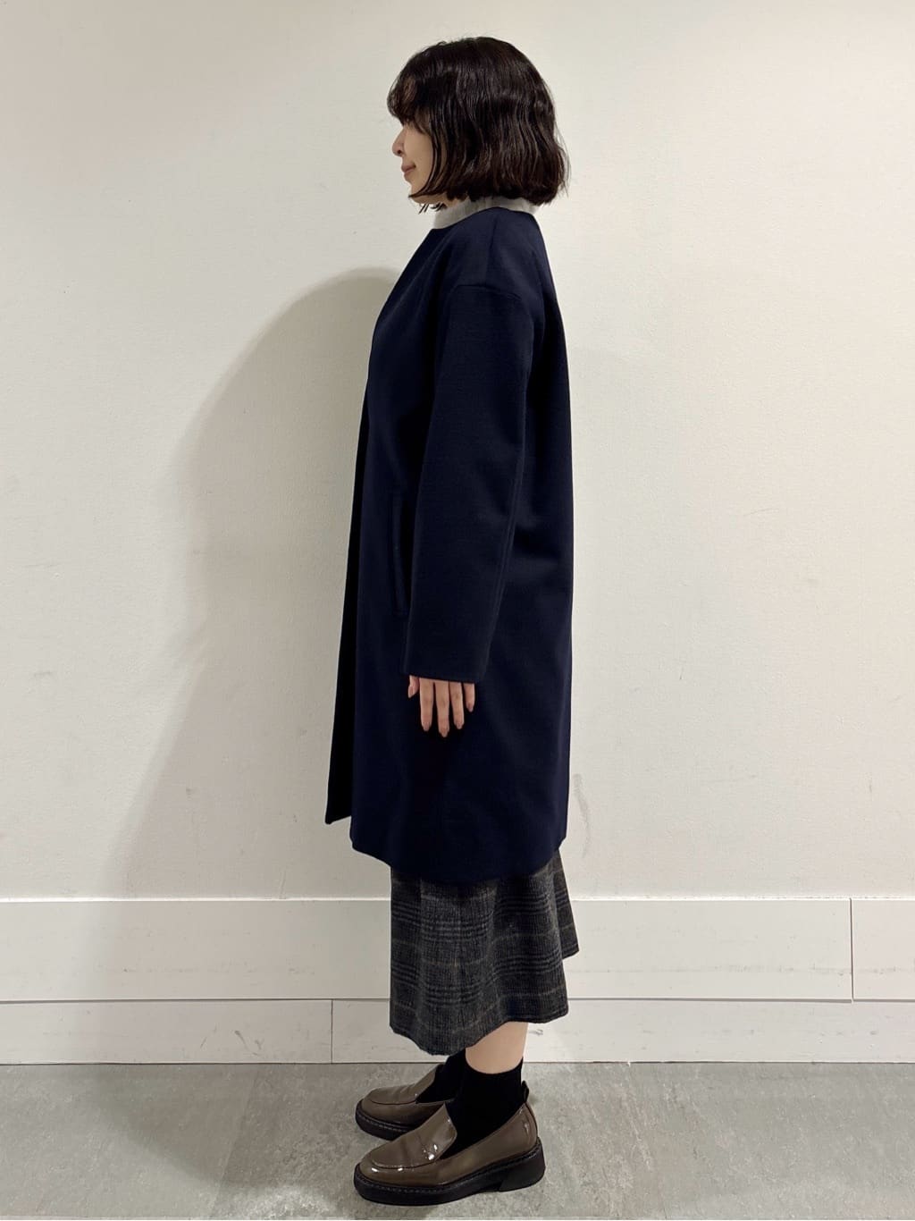 モエカさんの「UNTITLED｜【大人な品格/ふわふわニット】フォックスカシミヤ コクーンニット」を使ったコーディネート