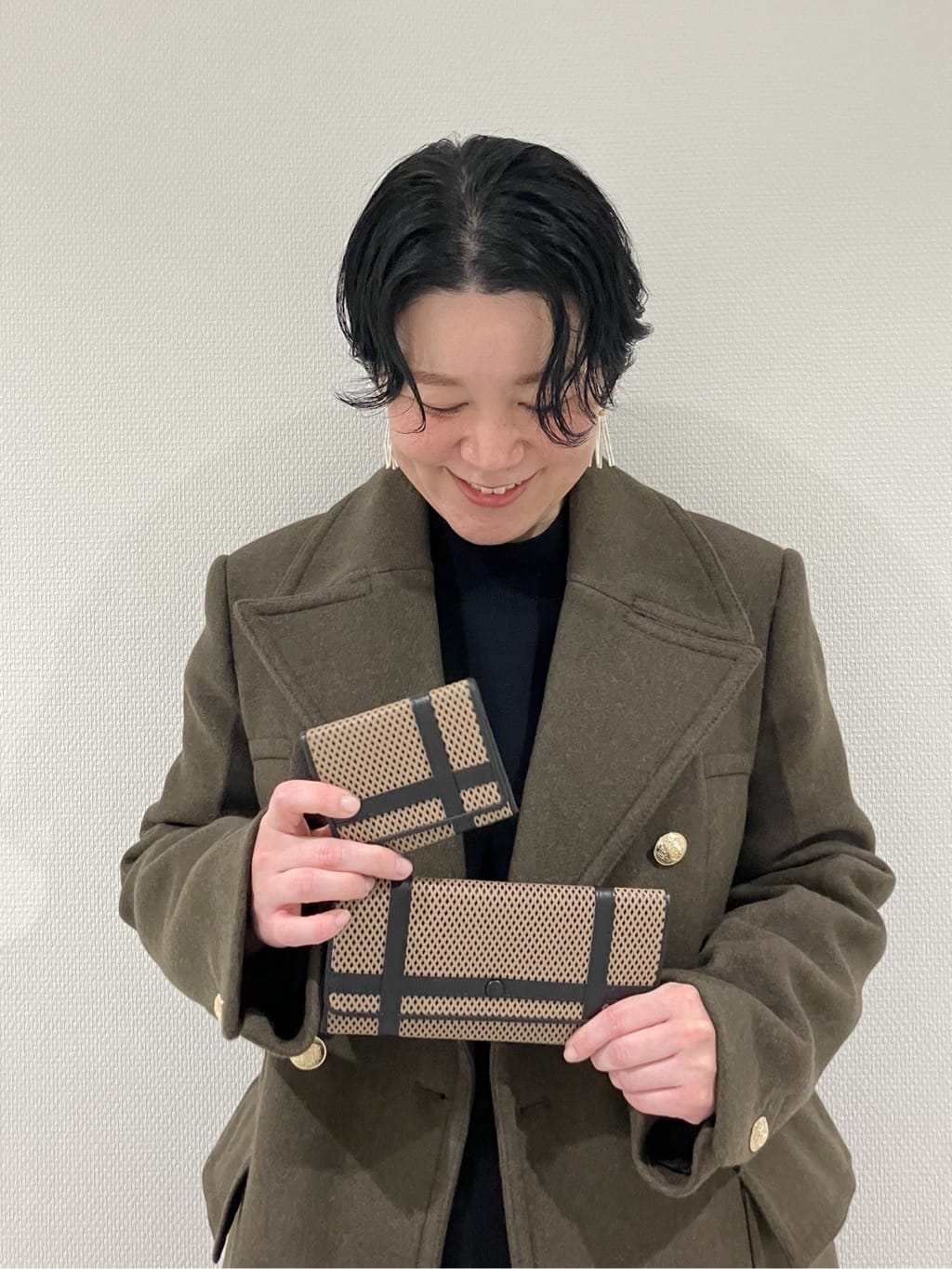 Cさんの「HIROKO HAYASHI｜PANIER（パニエ）薄型ミニ財布」を使ったコーディネート