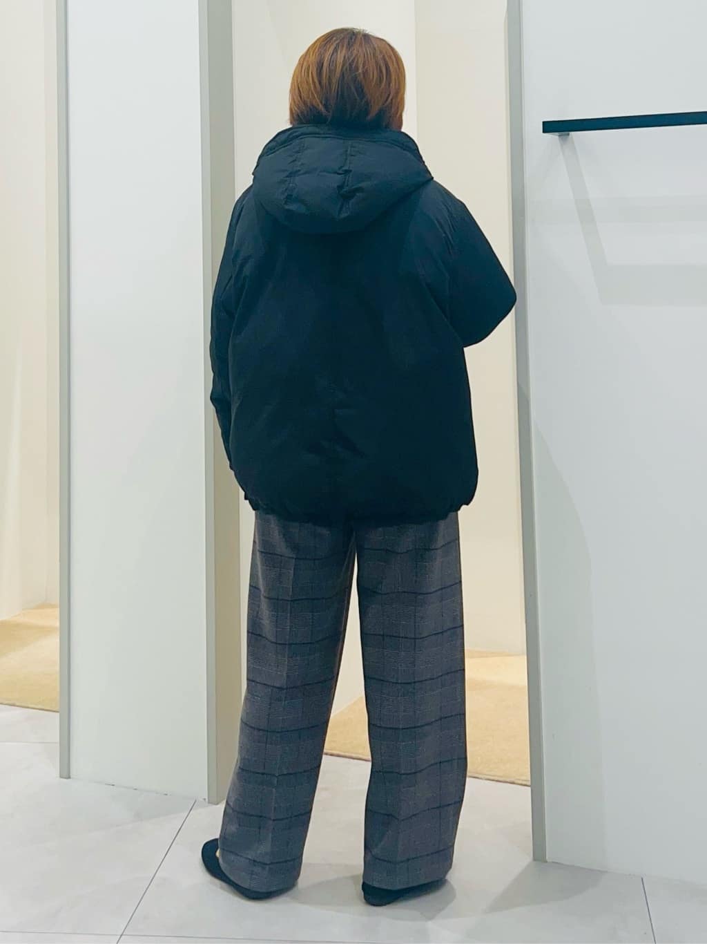 Naruさんの「THE SHOP TK｜【ぎゅっとされているような暖かさ】撥水中綿ブルゾン」を使ったコーディネート