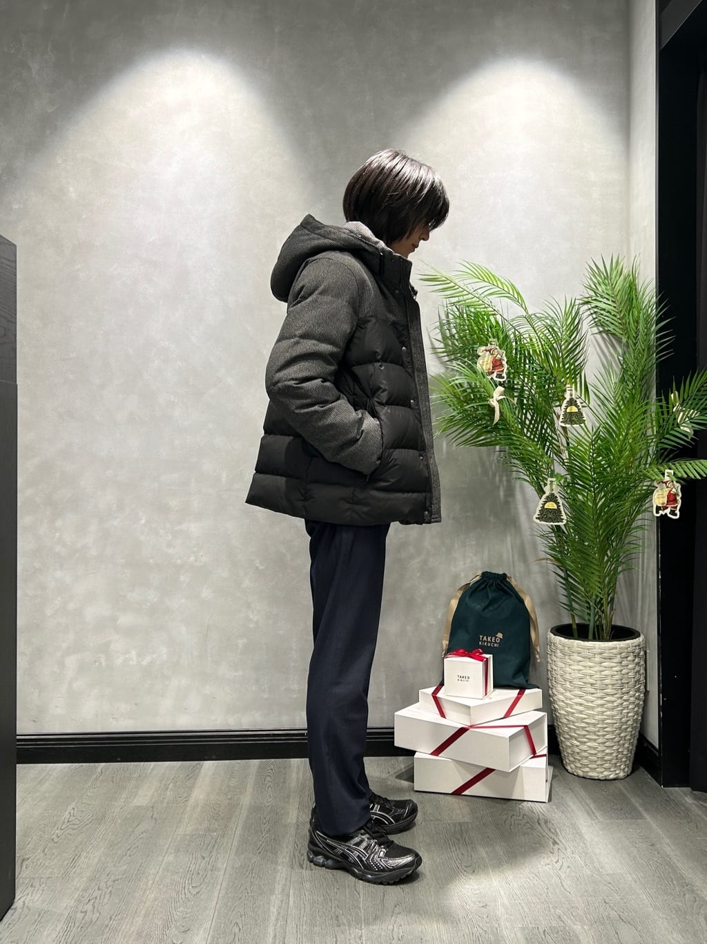 ruiさんの「TAKEO KIKUCHI｜カラーコンビ ダウンブルゾン」を使ったコーディネート