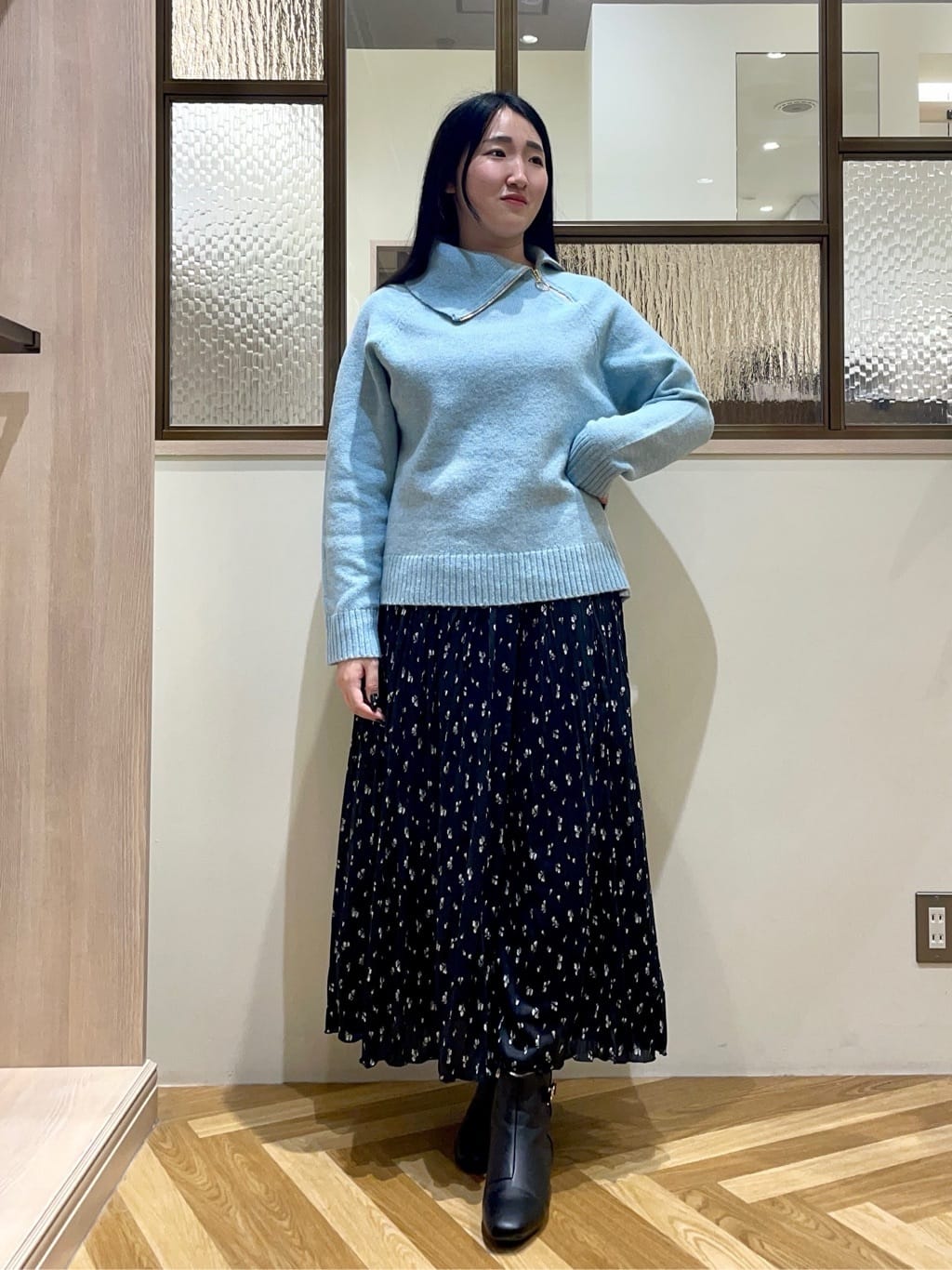 Reiさんの「grove｜【名品アウター/800FP・多機能】つつまれダウンロング」を使ったコーディネート