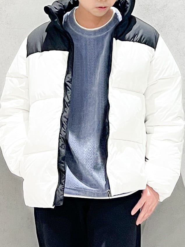 SHI-MAさんの「THE SHOP TK｜【撥水/洗濯機可】寒い季節でも快適 中綿スタンドブルゾン」を使ったコーディネート