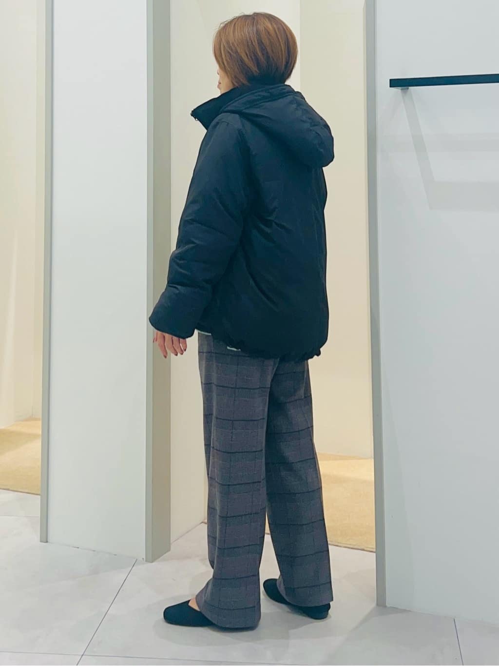 Naruさんの「THE SHOP TK｜【ぎゅっとされているような暖かさ】撥水中綿ブルゾン」を使ったコーディネート