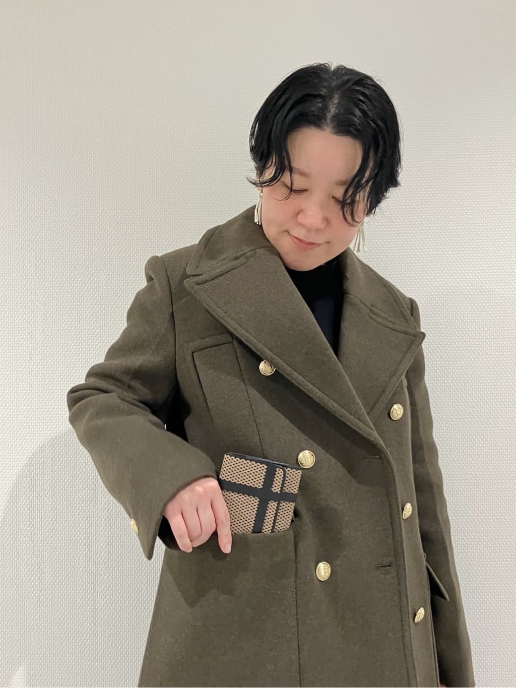 Cさんの「HIROKO HAYASHI｜PANIER（パニエ）薄型ミニ財布」を使ったコーディネート