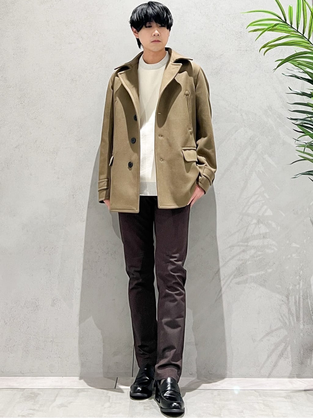 SHI-MAさんの「THE SHOP TK｜ウーリックシングルPジャケット」を使ったコーディネート