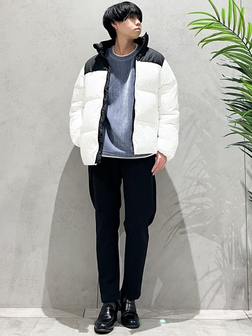 SHI-MAさんの「THE SHOP TK｜【撥水/洗濯機可】寒い季節でも快適 中綿スタンドブルゾン」を使ったコーディネート