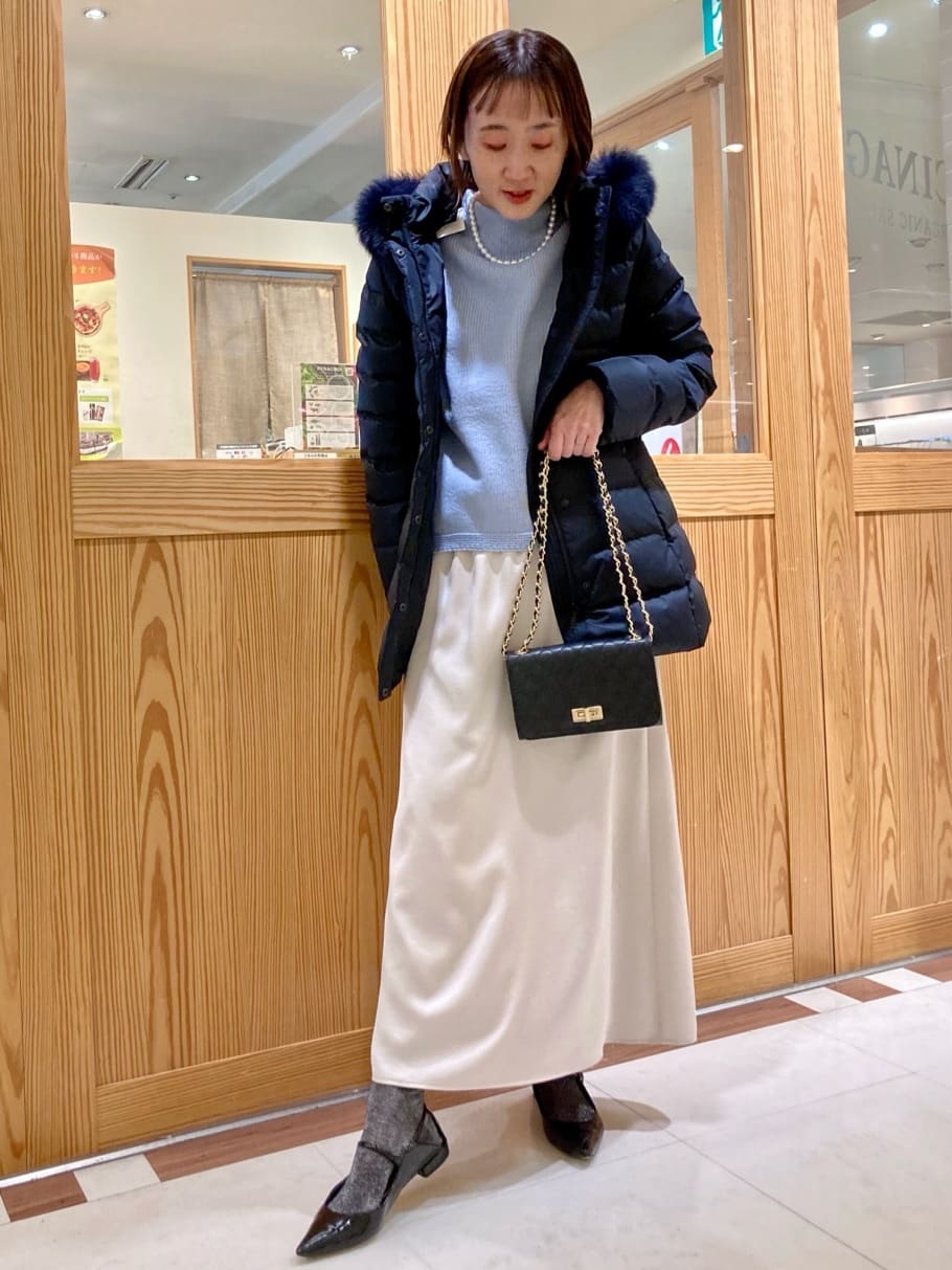 ゆうさんの「UNTITLED｜【洗える】スポンディッシュ ボトルネックニット」を使ったコーディネート