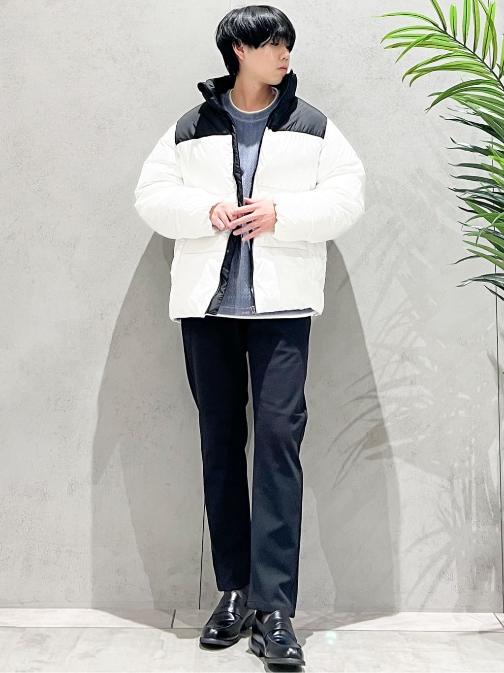 SHI-MAさんの「THE SHOP TK｜【撥水/洗濯機可】寒い季節でも快適 中綿スタンドブルゾン」を使ったコーディネート