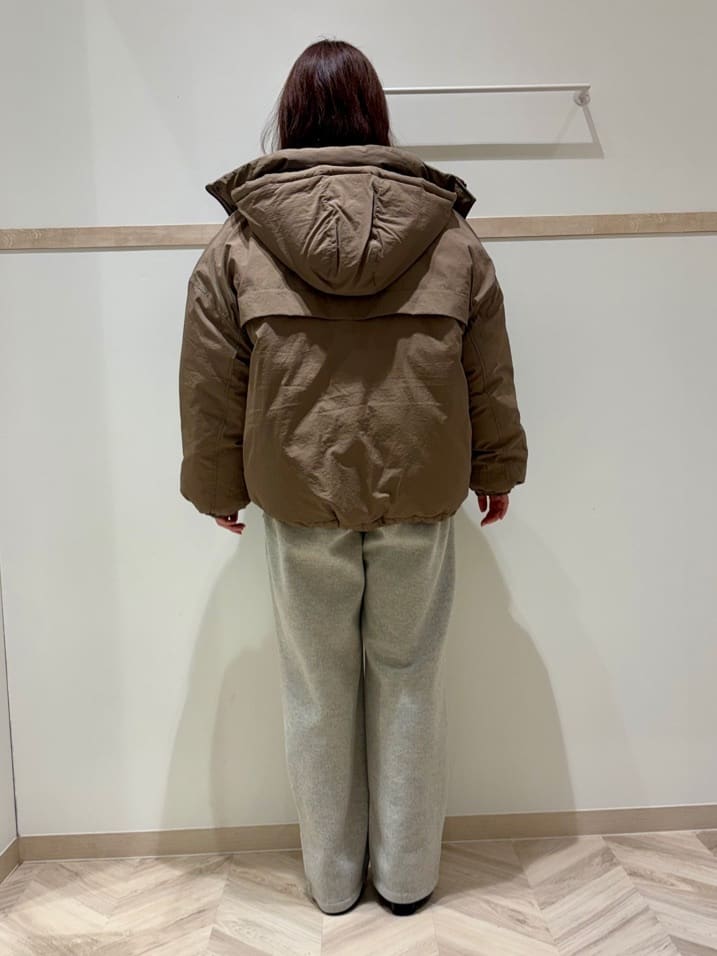 c_h_i_k_aさんの「SHOO･LA･RUE｜【撥水/あったか】たっぷり着られる 中綿モンスターショートコート」を使ったコーディネート