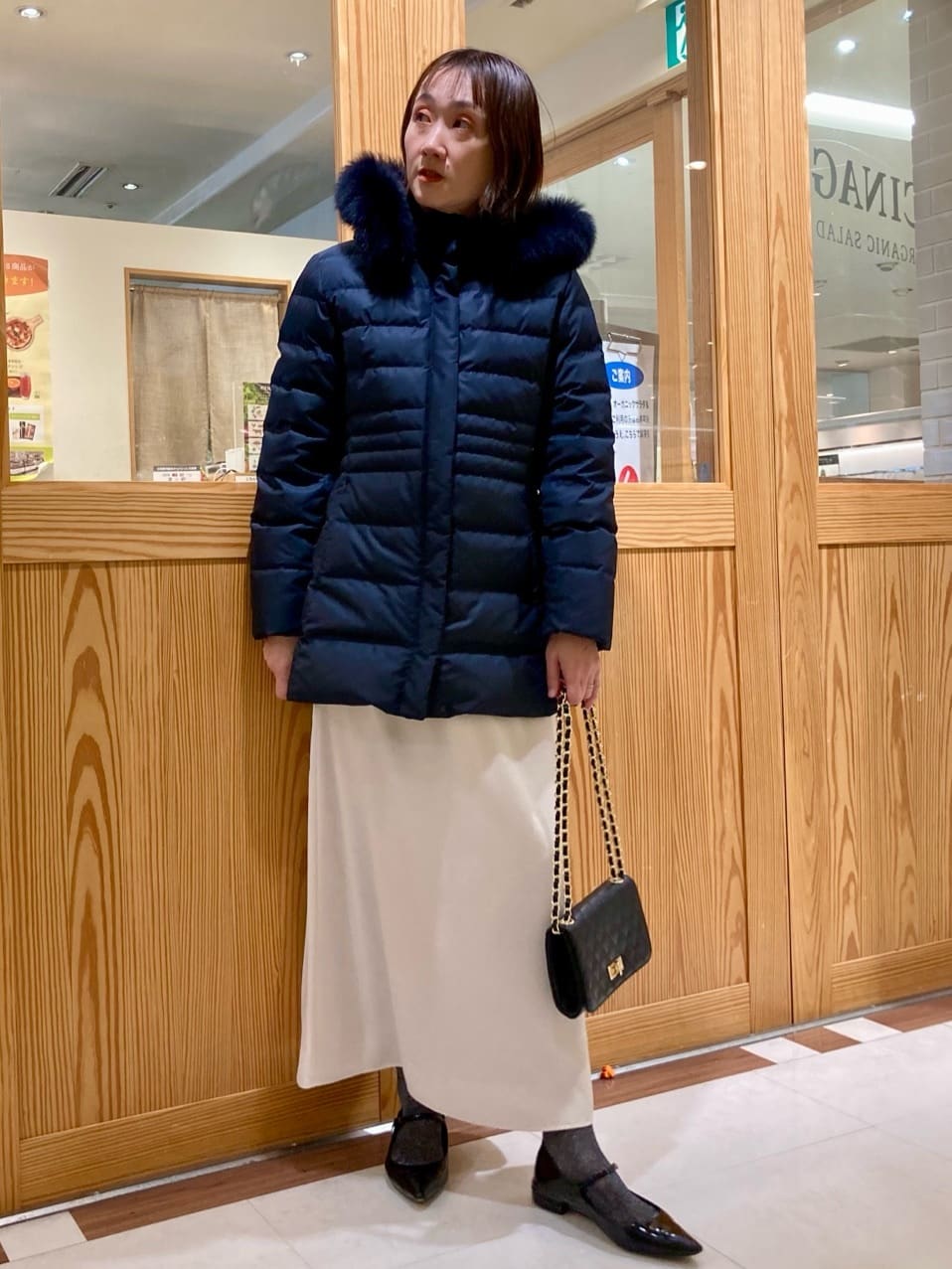 ゆうさんの「UNTITLED｜【洗える】スポンディッシュ ボトルネックニット」を使ったコーディネート