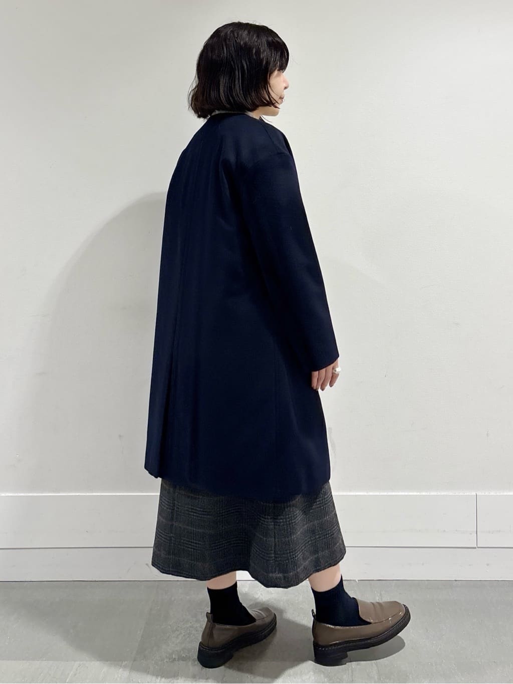 モエカさんの「UNTITLED｜【大人な品格/ふわふわニット】フォックスカシミヤ コクーンニット」を使ったコーディネート