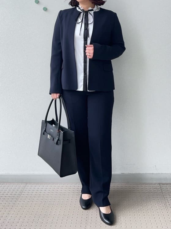 Asamiさんの「DRESSTERIOR｜◆【セットアップ可/セレモニー】オケージョンSETUPジャケット」を使ったコーディネート