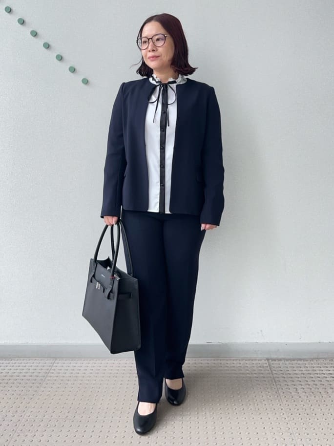 Asamiさんの「DRESSTERIOR｜◆【セットアップ可/セレモニー】オケージョンSETUPジャケット」を使ったコーディネート