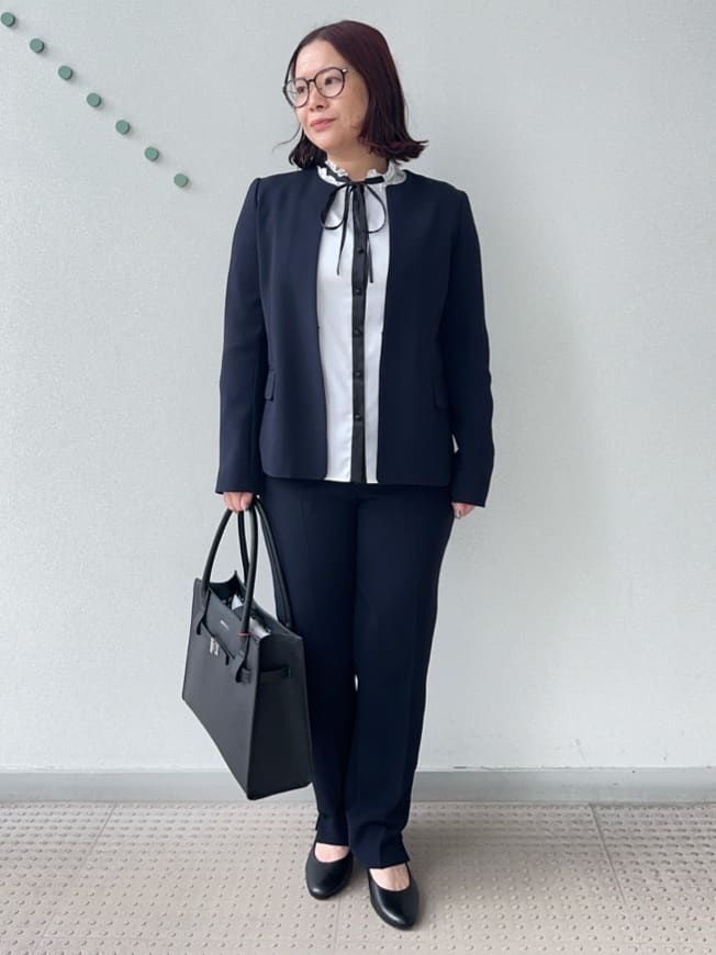 Asamiさんの「DRESSTERIOR｜◆【セットアップ可/セレモニー】オケージョンSETUPジャケット」を使ったコーディネート