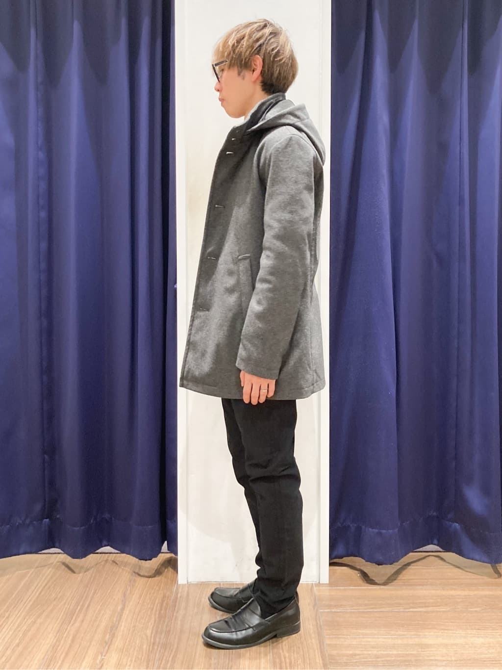 つーじーさんの「THE SHOP TK｜【包み込まれるような柔らかさ】配色モールニット 洗濯機OK」を使ったコーディネート