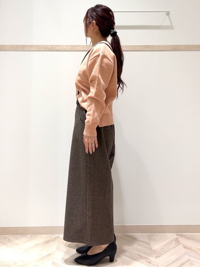 nanaさんの「SHOO･LA･RUE｜【S-LL/洗濯機可】さりげないラメが上品　クルーネックニット」を使ったコーディネート