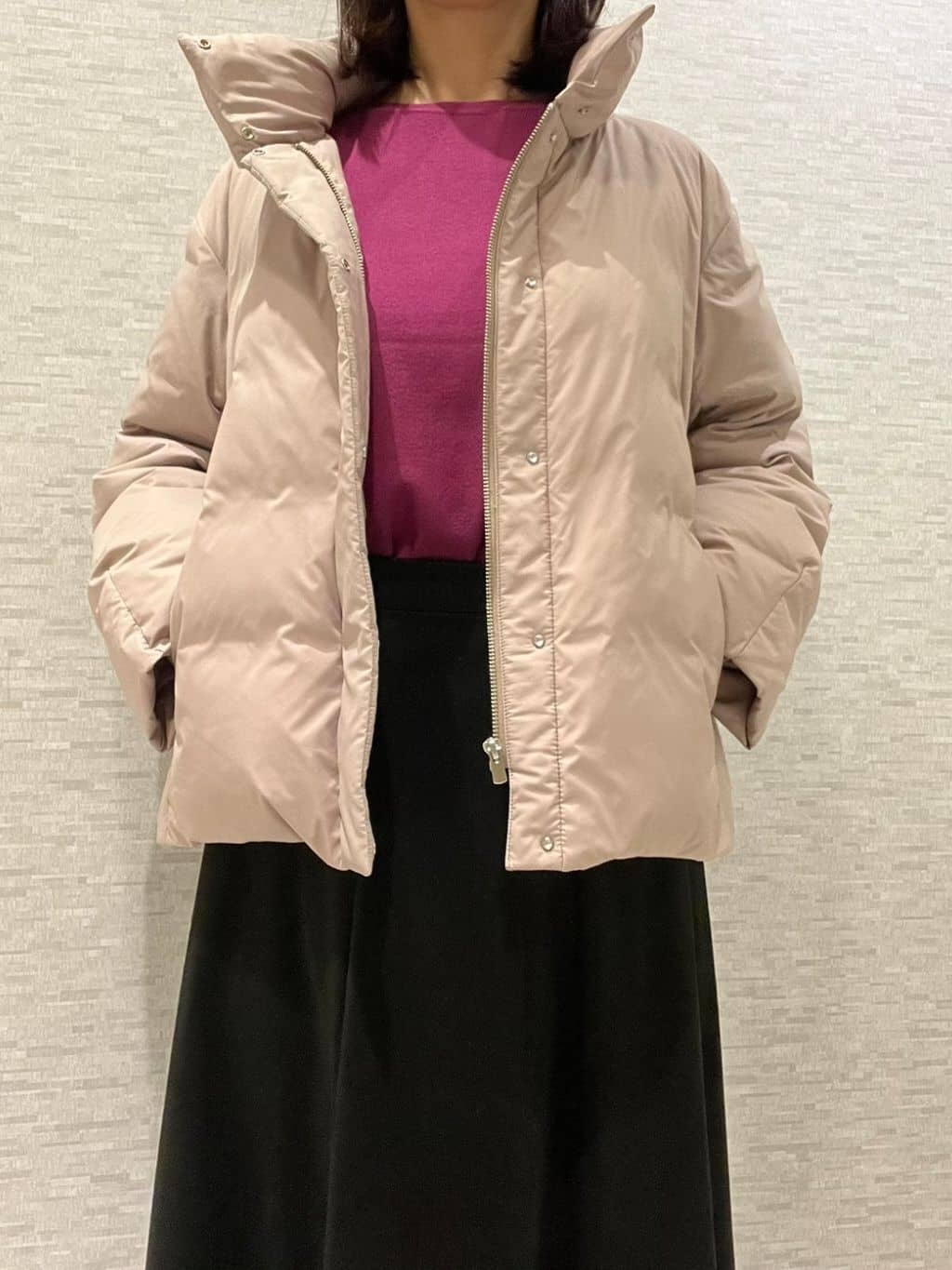 marikoさんの「Reflect｜【ゆったり着られる◎】ラグランスリーブニット」を使ったコーディネート
