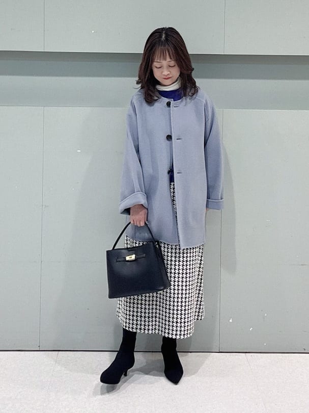 makiさんの「UNTITLED｜【ミディ丈/軽やか】セミラグランリバー コート」を使ったコーディネート