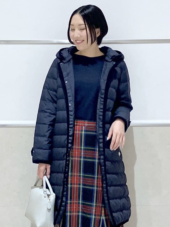 eriko さんの「Dessin｜【撥水・2WAY】ミュラーダウンコートロング丈」を使ったコーディネート
