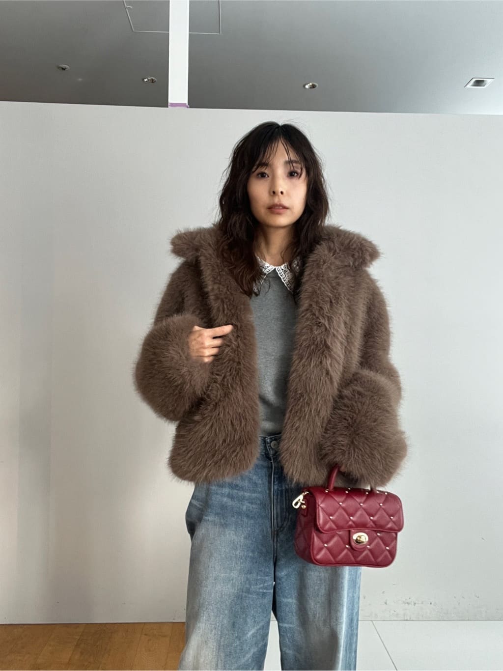 misaさんの「DRESSTERIOR｜2WAYレースカラーニット」を使ったコーディネート