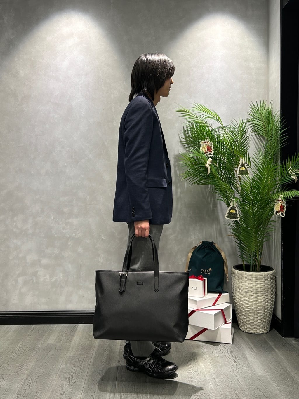ruiさんの「TAKEO KIKUCHI｜【Sサイズ～】尾州織 ピンヘッドムリネ ジャケット」を使ったコーディネート