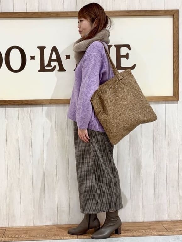 みきぽんさんの「SHOO･LA･RUE｜【洗濯機可/S-LL】体型カバーにも ガウチョパンツ」を使ったコーディネート