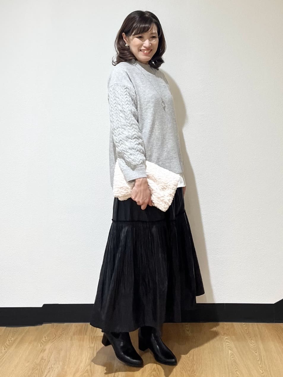 ayaさんの「Reflect｜【重ね着でも一枚着でも◎】ドッキングジャージトップス」を使ったコーディネート
