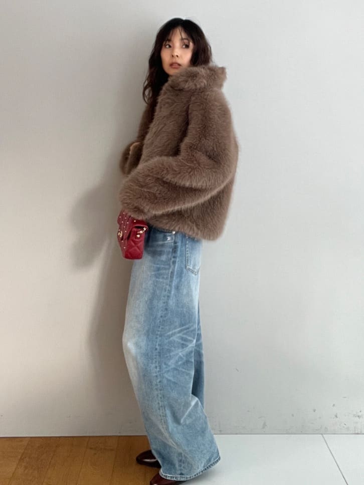 misaさんの「DRESSTERIOR｜2WAYレースカラーニット」を使ったコーディネート