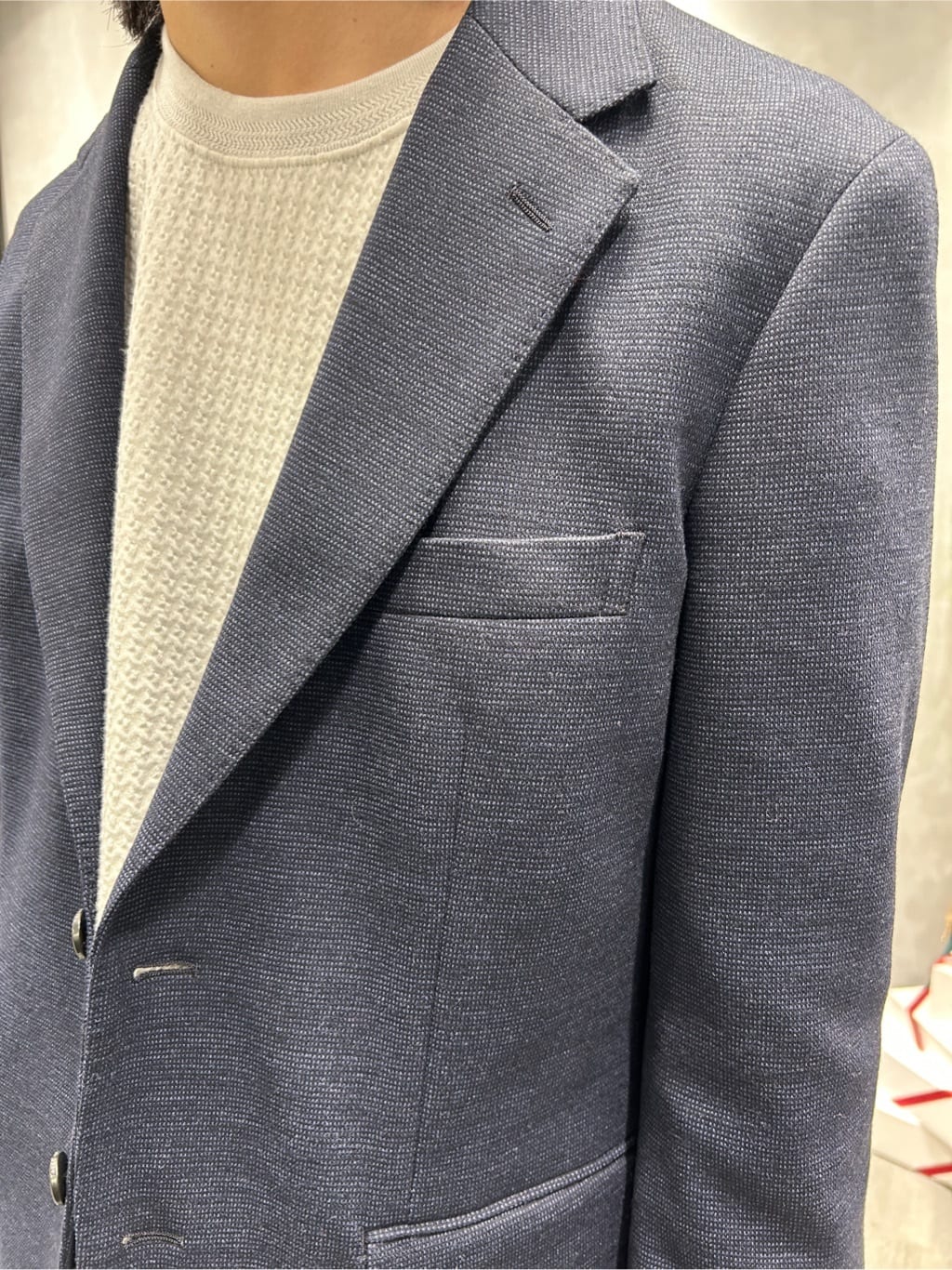 ruiさんの「TAKEO KIKUCHI｜【Sサイズ～】尾州織 ピンヘッドムリネ ジャケット」を使ったコーディネート