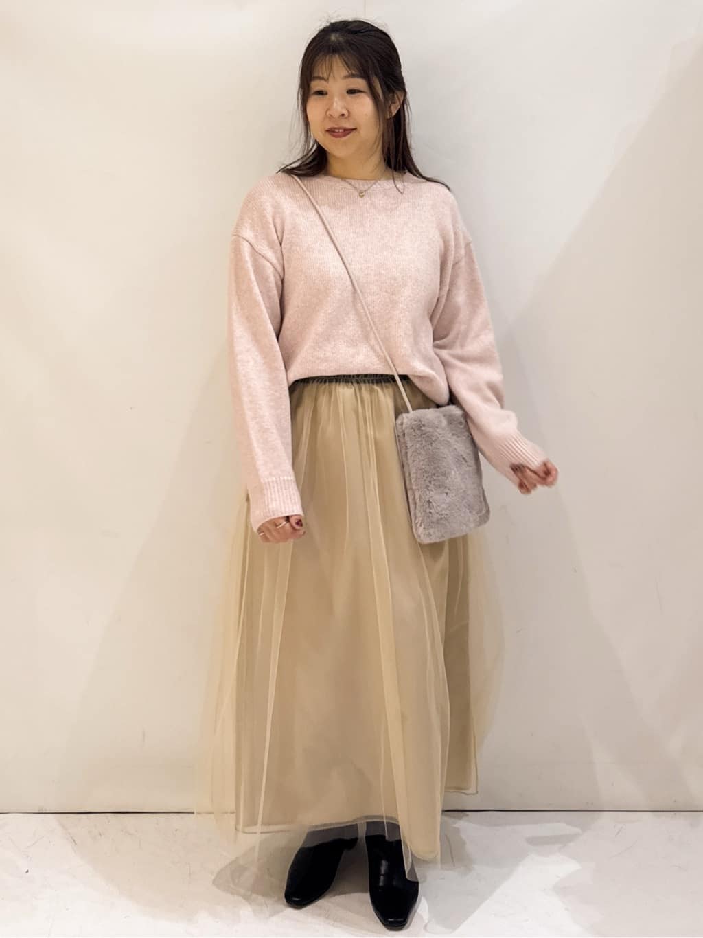 nakkoさんの「OPAQUE.CLIP｜チュールイージーギャザースカート【洗濯機OK】」を使ったコーディネート