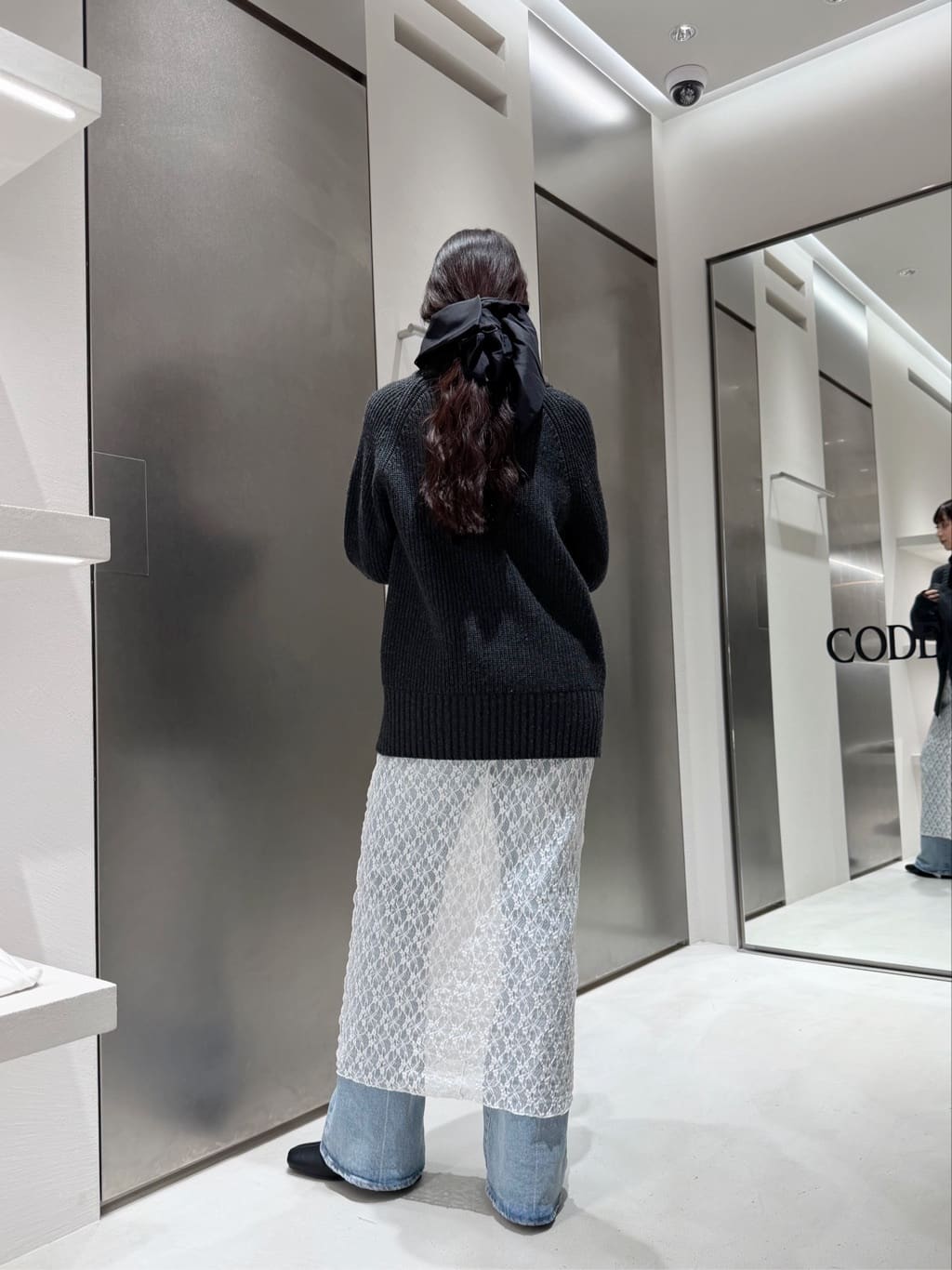 kanamiさんの「CODE A｜stretch lace cami dress」を使ったコーディネート